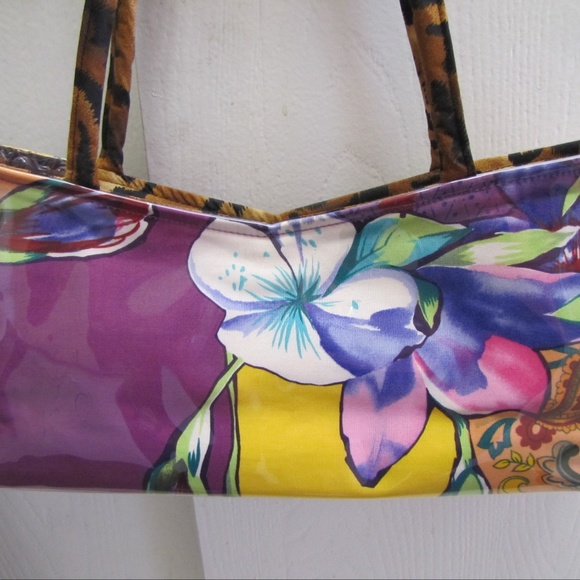 Mary Mary Earth Flowered Handbag Purse - Picture 2 of 6
